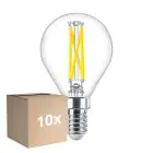 Mehrfachpackung 10x Philips MASTER LED E14 Kugel Fadenlampe Klar 2.5W 340lm - 922-927 Dim To Warm | Höchste Farbwiedergabe - Dimmbar - Ersatz Für 25W