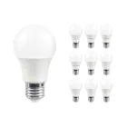 Mehrfachpackung 10x LED E27 Birne Matt 4.9W 480lm - 827 | Ersatz für 40W