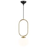 DFTP by Nordlux Shapes 22 Suspension Luminaire Verre et Métal Laiton | Convient pour E27
