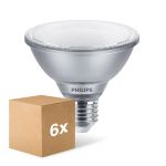 Lot 6x Philips Master Value LED Ampoule Réflecteur E27 PAR30 9.5W 760lm 25D - 930  | Meilleur Rendu De Couleur - Dimmable - Remplacement 75W
