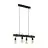 Eglo Suspension Luminaire Townshend Échantillon Bois Noir | IP20 - Convient pour 4x E27 