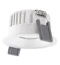 Ledvance Spot LED Fix Aluminium Blanc 8W 640lm 36D - 927 Blanc Très Chaud | Diamètre 68mm - IP44 - Meilleur rendu des couleurs - Dimmable