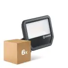 Lot 6x Ledvance Projecteur LED Aluminium Noir 69W 10000lm 100D - 840  | IP66 - Symétrique