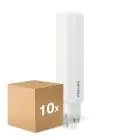 Lot 10x Philips CorePro PL-C LED 6.5W 770lm - 840 Blanc Froid | 4 Broches - Remplacement 18W