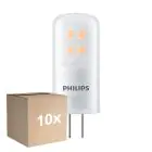 Lot 10x Philips CorePro LED Capsule G4 Dépolie 2.1W 210lm - 827 Blanc Très Chaud | Dimmable - Remplacement 20W