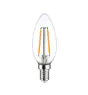 LED E14 Bougie Filament Claire 2.5W 250lm - 827 | Dimmable - Remplacement 25W